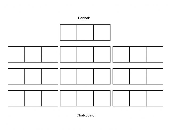 Classroom Seating Plan Template Classroom Seating Chart Template 
