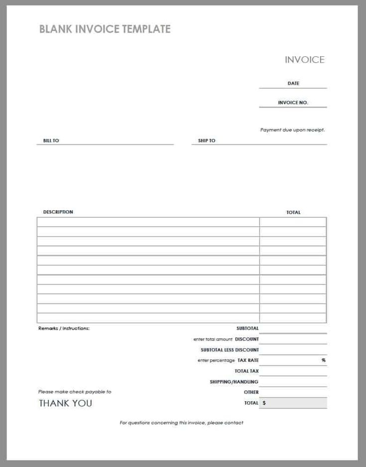 Create A Blank Invoice Template Five Things You Need To Know About 