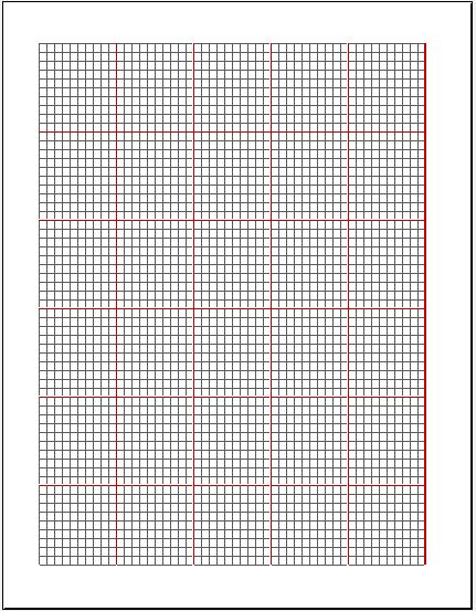 Cross Stitch Graph Papers For MS Word Word Excel Templates