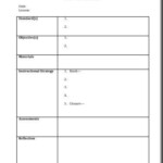 Daily Lesson Plan Template For Common Core Teachers This Free