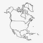 Download Printable North America Blank Map PNG Image For Free Search