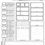 Dungeons Dragons 5th Edition Character Sheet Rpg Character Sheet