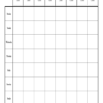 Editable Printable Chore Charts For Adults Fill Online Printable