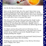 Family Friendly Fun Christmas Letter Template Christmas Lettering