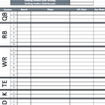 Fantasy Football Blank Draft Sheet FREE DOWNLOAD Aashe