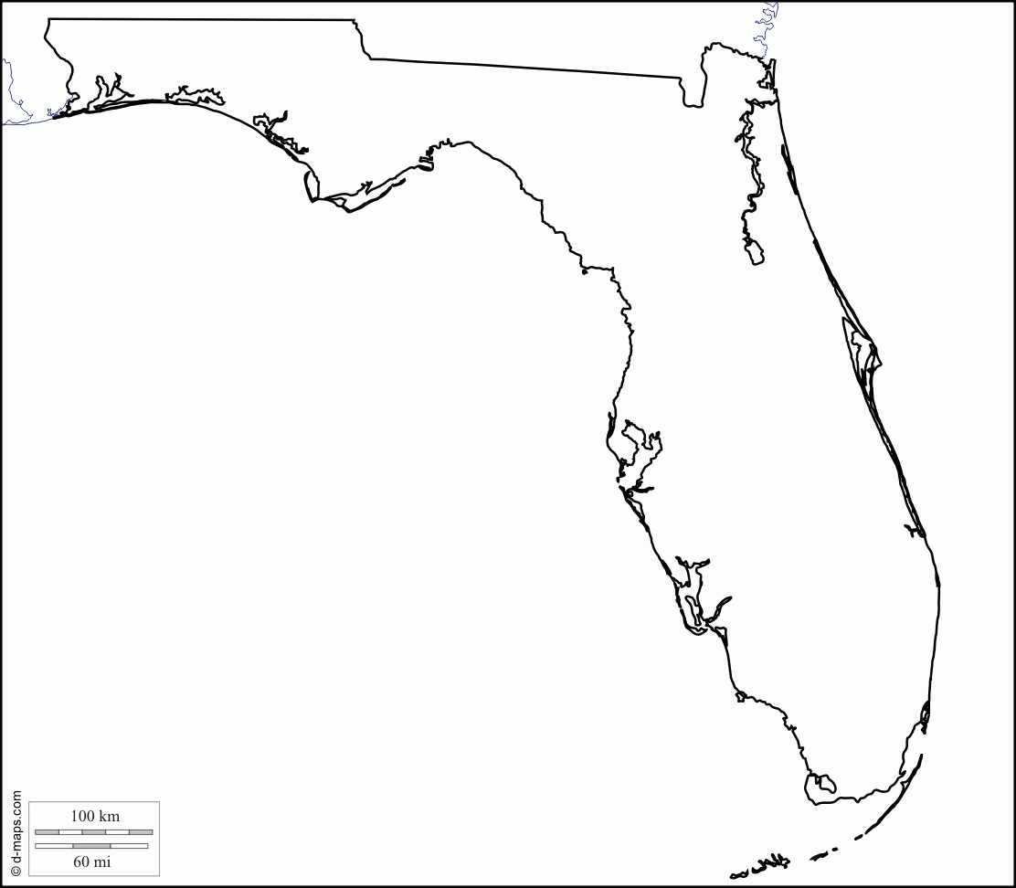 Florida Map Drawing At GetDrawings Free Download