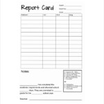 FREE 15 Sample Report Card Templates In PDF MS Word Excel Pages