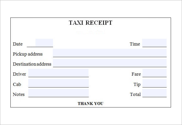 FREE 18 Taxi Receipt Templates In Google Docs Google Sheets Excel 