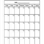 FREE 6 Sample Blank Printable Calendar Templates In MS Word PDF