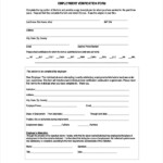 FREE 6 Sample Employment Verification Forms In PDF