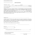 FREE 8 Sample Quit Claim Deed Forms In PDF MS Word