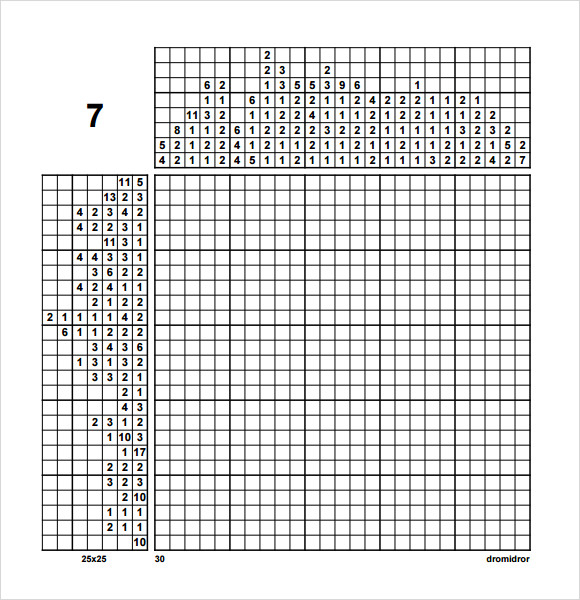 FREE 9 Blank Crossword Templates In PDF Excel EPS