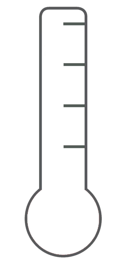 Free Blank Fundraising Thermometer Template Download Free Blank 