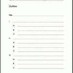 Free Blank Printable Outline For Students Student Handouts