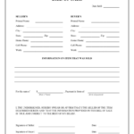 Free General Bill Of Sale Form Download PDF Word Bill Of Sale