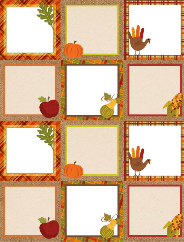 Free Labels For Thanksgiving Leftovers Digital Papers Free 