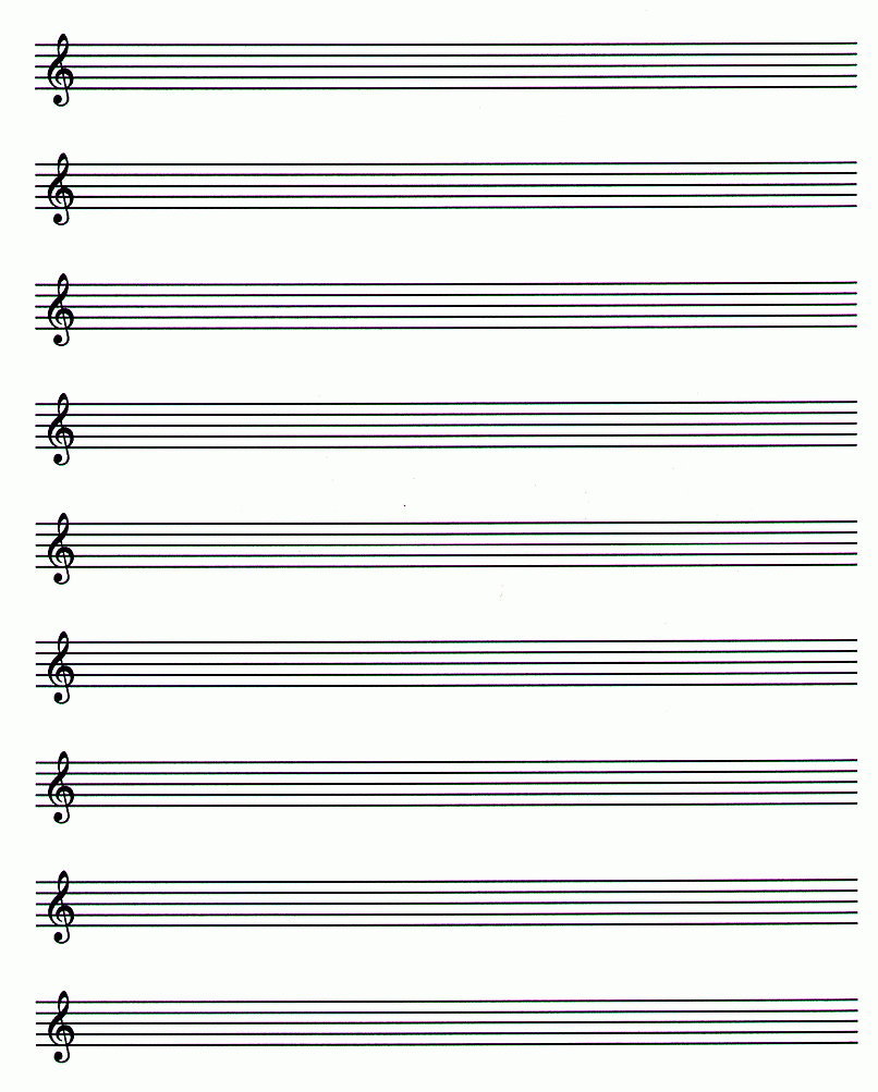 Free Manuscript Paper Blank Sheet Music Music Printables Violin 