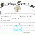 Free Marriage Certificate Template Word Of Islamic Marriage Certificate