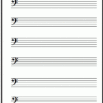 Free Music Staff Paper For Bass Clef Music Theory Worksheets Blank