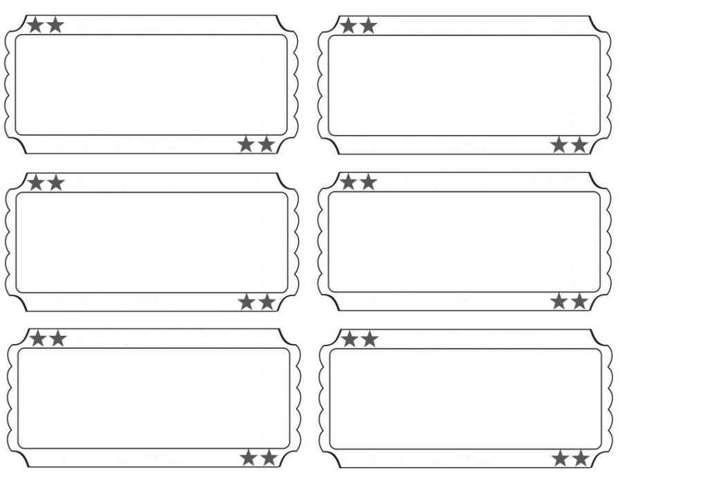 Free Printable Admission Ticket Template Free Printable