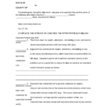 Free Printable Blank Affidavit Statement Form SAMPLE