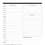 Free Printable Blank Daily Planner Template In PDF Printable The Calendar
