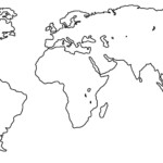 Free Printable Blank Outline Map Of World PNG PDF World Map With