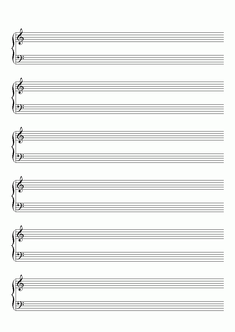 Free Printable Blank Sheet Music Free Printable