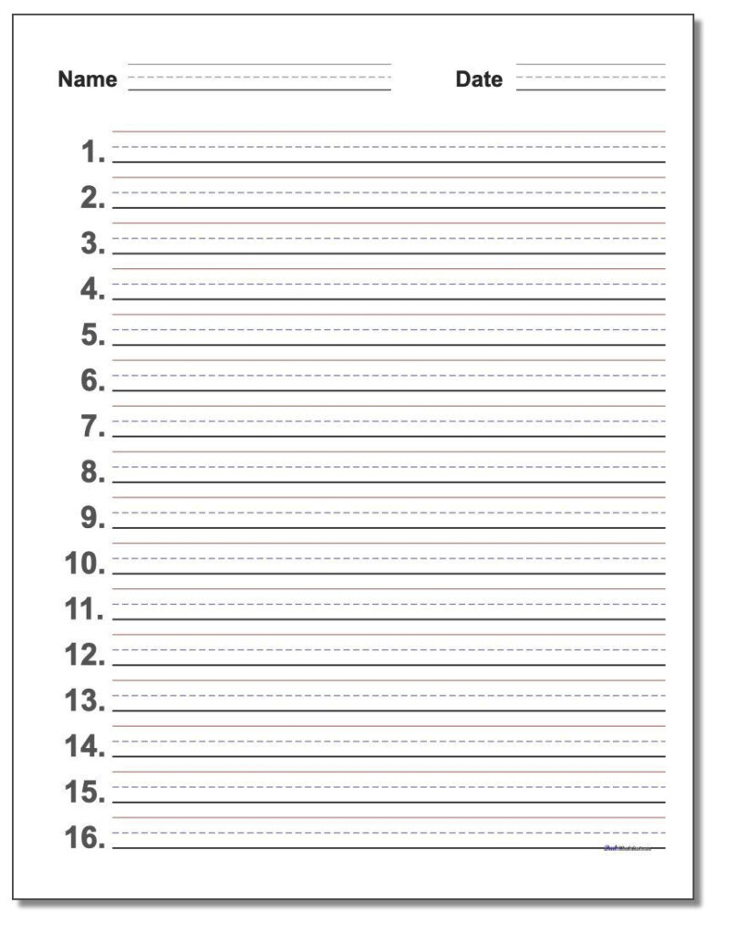 Free Printable Blank Spelling Practice Worksheets Learning How To Read