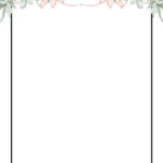 FREE PRINTABLE Blue Floral Wedding Invitation Template DREVIO