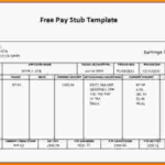 Free Printable Check Stubs Pay Stubs Template Payroll Template