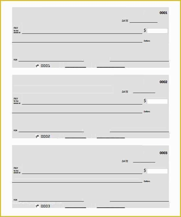 Free Printable Checks Template Of 24 Blank Check Template Doc Psd Pdf 