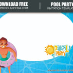 Free Printable Pool Party Invitation Template In 2020 Party Invite