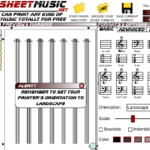 Free Printable Staff Paper Blank Sheet Music Blank Sheet Music