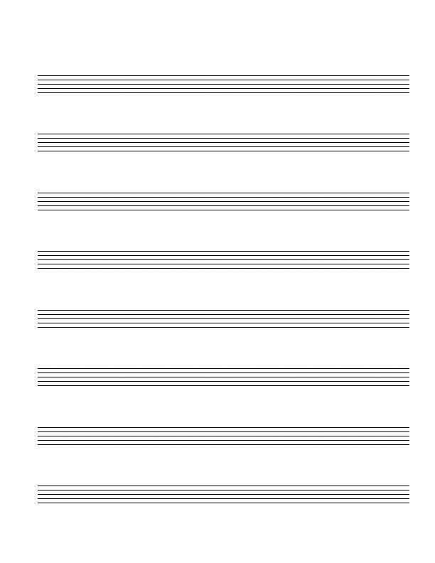 Free Sheet Music Blank Sheet Music Blank Manuscript Paper Blank 