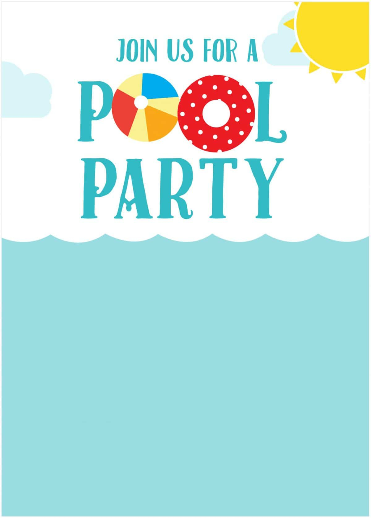 Free Summer Party Invitations Somewhat Simple