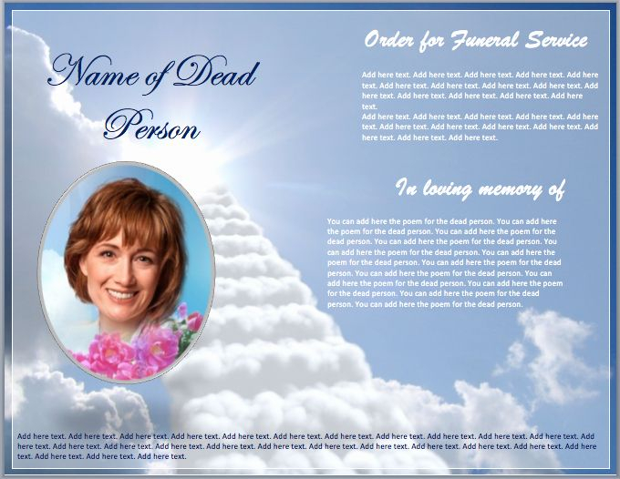 Funeral Brochure Template Free Elegant Funeral Brochure Template Word 