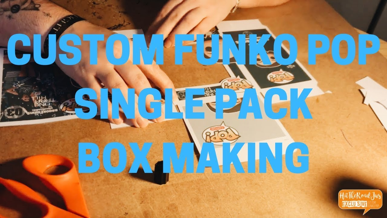 Funko Pop Custom SINGLE PACK BOX MAKING YouTube