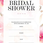 GARDENS BLANK Bridal Shower Invitation Instant Download Etsy