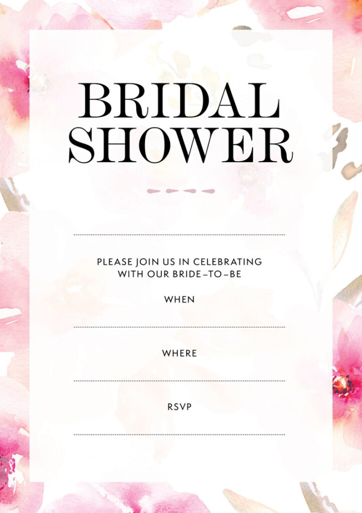 GARDENS BLANK Bridal Shower Invitation Instant Download Etsy