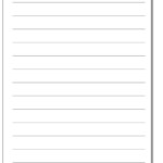 Handwriting Paper Printable Lined Paper