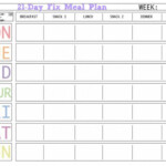 Here Is A BLANK Meal Plan Template You Can Use Meal Planner Template