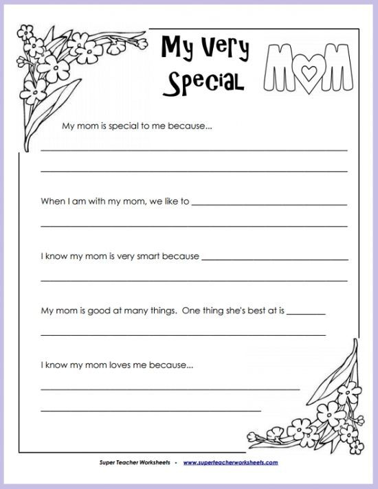Here s A Delightful Writing Activity To Celebrate Mother s Day