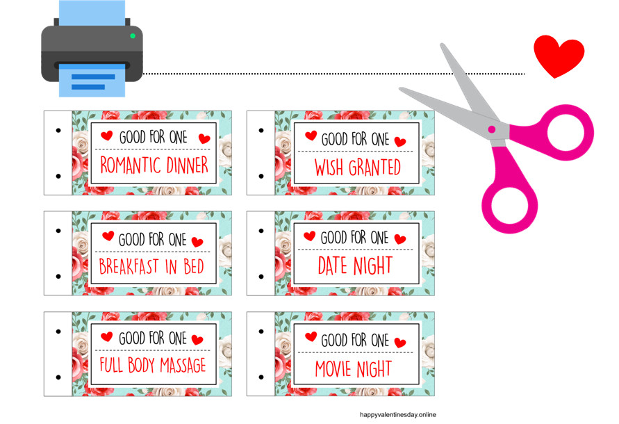 How To Make A Love Coupons Free Printable Love Coupons 2020 