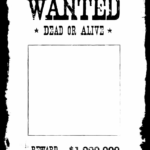 Http timvandevall blank wanted poster template Poster Template