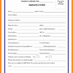 Image Result For Blank Resume Form With Photos Job Resume Format