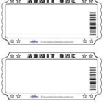 Image Result For Printable Blank Admit One Coupons For My Boyfriend