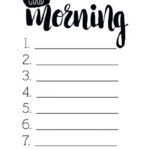Kid Friendly Morning Routine Chore Chart Printable See Vanessa Craft