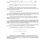 Legal Agreement Contract Free Printable Documents