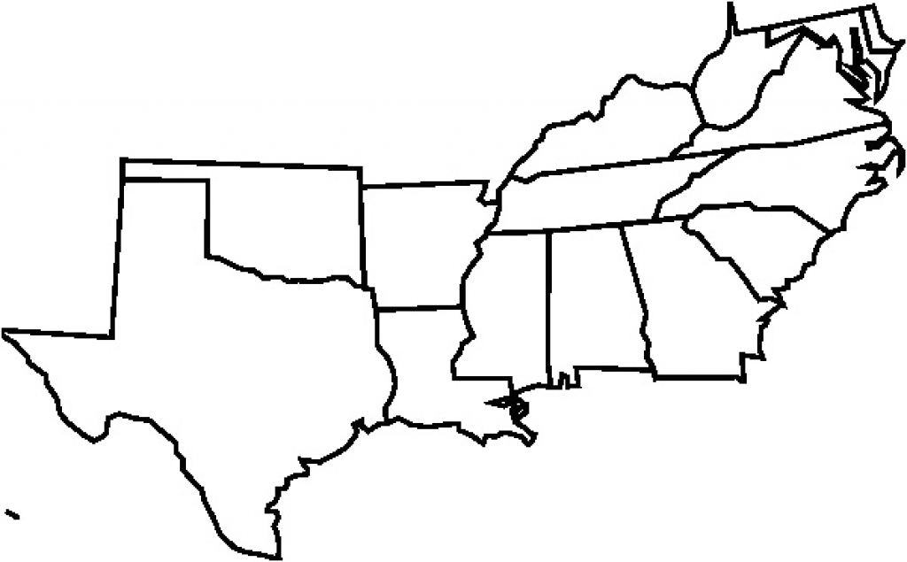 Map Of The Southeast Region Of The United States Printable Map